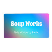 Rainbow Spectrum Small Business Étiquette (Devant)