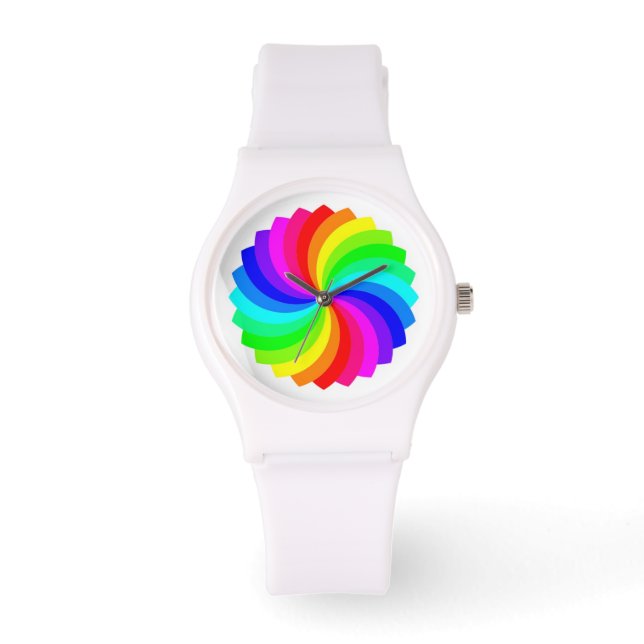 RAINBOW SPIRAAL HORLOGE (Voorkant)