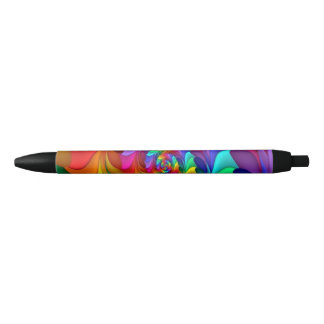 RAINBOW SPIRAAL ZWARTE INKT PEN