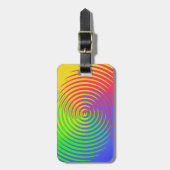 Rainbow Spiral Bagagelabel (Voorkant verticaal)