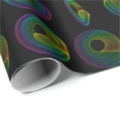 Rainbow Spiral Fractals Groot formaat Cadeaupapier (Rol Hoek)