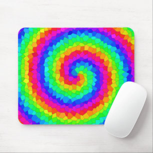 Rainbow Spiral Mosaic Tegel Muismat