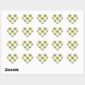 Rainbow Spiral Pattern Hart Sticker (Vel)