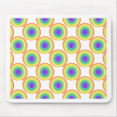 Rainbow Spiral Pattern Muismat (Voorkant)