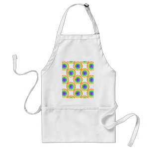 Rainbow Spiral Pattern Standaard Schort