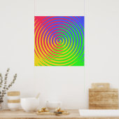 Rainbow Spiral Poster (Keuken)