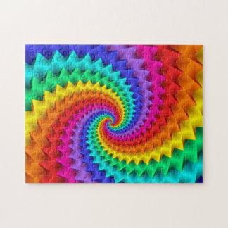 Rainbow Spiral Puzzle Legpuzzel
