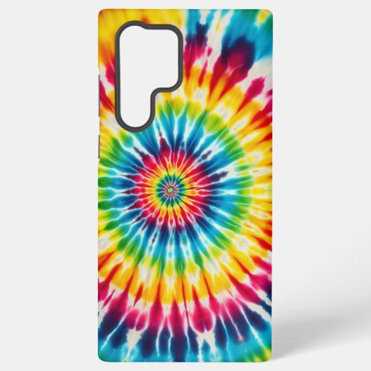 Rainbow Spiral Stropdas-Dye Samsung Galaxy Hoesje (Achterkant)