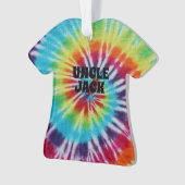 Rainbow Spiral Tie Dye Cool Photo personnalisée (devant)
