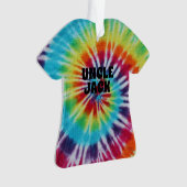 Rainbow Spiral Tie Dye Cool Photo personnalisée (devant)