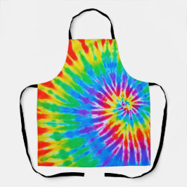 Rainbow Spiral Tie Dye Schort