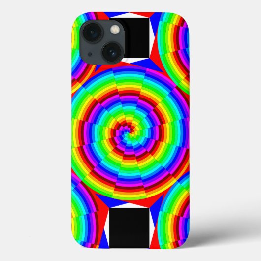 Rainbow Spiral van Kenneth Yoncich Case-Mate iPhone Case (Achterkant)