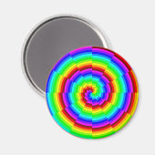 Rainbow Spiral van Kenneth Yoncich Magneet (Voorkant / Achterkant)