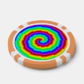 Rainbow Spiral van Kenneth Yoncich Pokerchips (Enkel)