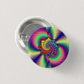 Rainbow Spiral Wiskunde Art Ronde Button 3,2 Cm (Voorkant /achterkant)