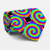 Rainbow Spirals van Kenneth Yoncich Stropdas (Opgerold)