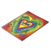 Rainbow Spirit Heart Love Art Journal Carnet (Côté gauche)