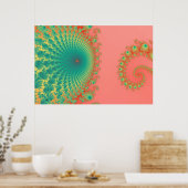 Rainbow Spirole Poster (Keuken)