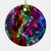 Rainbow Splash Keramisch Ornament (Voorkant)