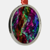 Rainbow Splash Metalen Ornament (Rechts)