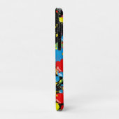 Rainbow Splash Paint Droplets PD Case-Mate iPhone Case (Achterkant/links)