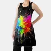 Rainbow Splash Powder Art Schort (Insitu)