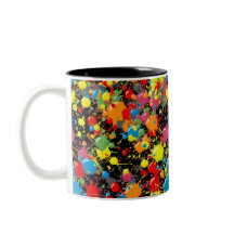 Rainbow Splash Verf Druppels PD