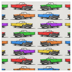 Rainbow Sportauto's uit de jaren vijftig Stof