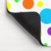 Rainbow Spots Mousepad Muismat (Hoek)