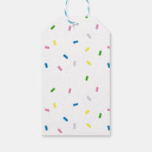 Rainbow Sprinkings Motif - Étiquettes cadeaux (Dos)