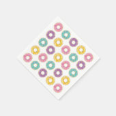 Rainbow Sprinkle Donut Shop Servetten (Hoek)