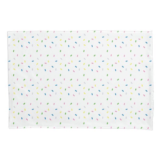 Rainbow Sprinkle Pattern Pillow Hoesje Kussensloop (Voorkant)