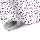 Rainbow Sprinkles Ace Asexual Pride Flag Cadeaupapier (Rol Hoek)
