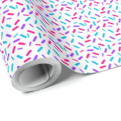 Rainbow Sprinkles Androgyne Pride Flag Cadeaupapier (Rol Hoek)