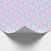 Rainbow Sprinkles Androgyne Pride Flag Cadeaupapier (Hoek)