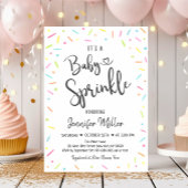 Rainbow Sprinkles Baby Sprinkle Kaart