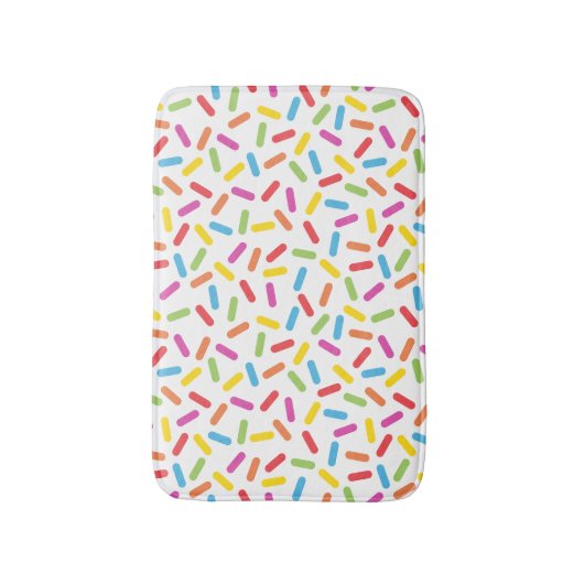 Rainbow Sprinkles Badmat (Voorkant Verticaal)