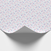 Rainbow Sprinkles Bigender Pride Flag Cadeaupapier (Hoek)