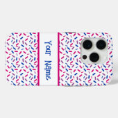 Rainbow Sprinkles Bisexual Pride Flag Case-Mate iPhone Case (Achterkant (horizontaal))