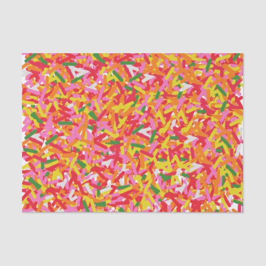 Rainbow SPRINKLES Cadeaupapier Tissuepapier (Voorkant)