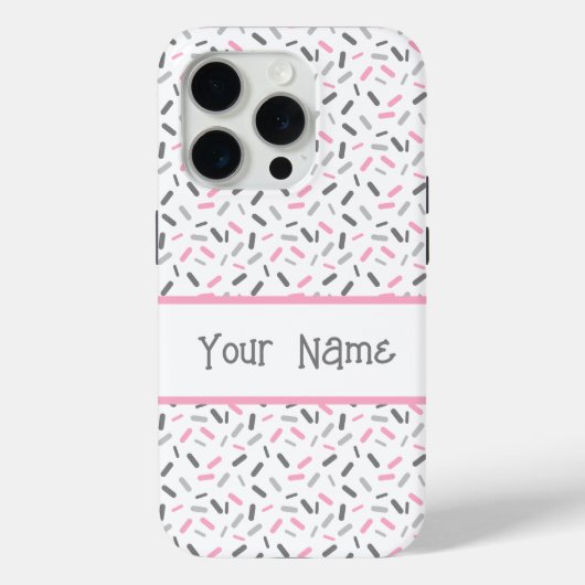Rainbow Sprinkles Demigirl Pride Flag Case-Mate iPhone Case (Achterkant)