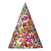 Rainbow Sprinkles Feesthoedjes (Voorkant)