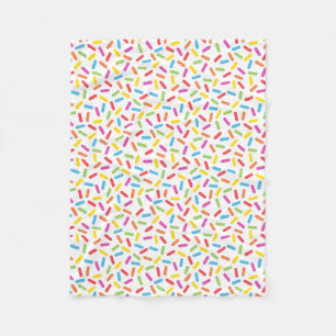 Rainbow Sprinkles Fleece Deken