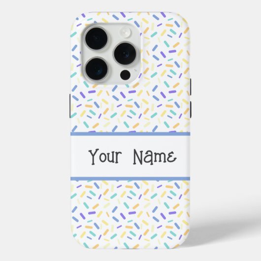 Rainbow Sprinkles Genderfaun Pride Flag Case-Mate iPhone Case (Achterkant)