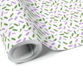 Rainbow Sprinkles Genderqueer Pride Flag Cadeaupapier (Rol Hoek)