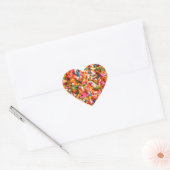Rainbow Sprinkles Hart Sticker (Envelop)