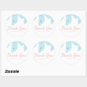 Rainbow Sprinkles Ice Cream Cake Frosting Pink Ronde Sticker (Vel)