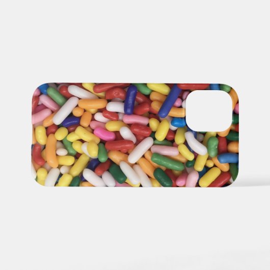 Rainbow Sprinkles iPhone Hoesje (Achterkant horizontaal)