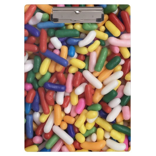 Rainbow Sprinkles Klembord (Voorkant)