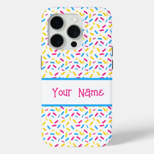 Rainbow Sprinkles Pansexual Pride Flag Case-Mate iPhone Case (Achterkant)